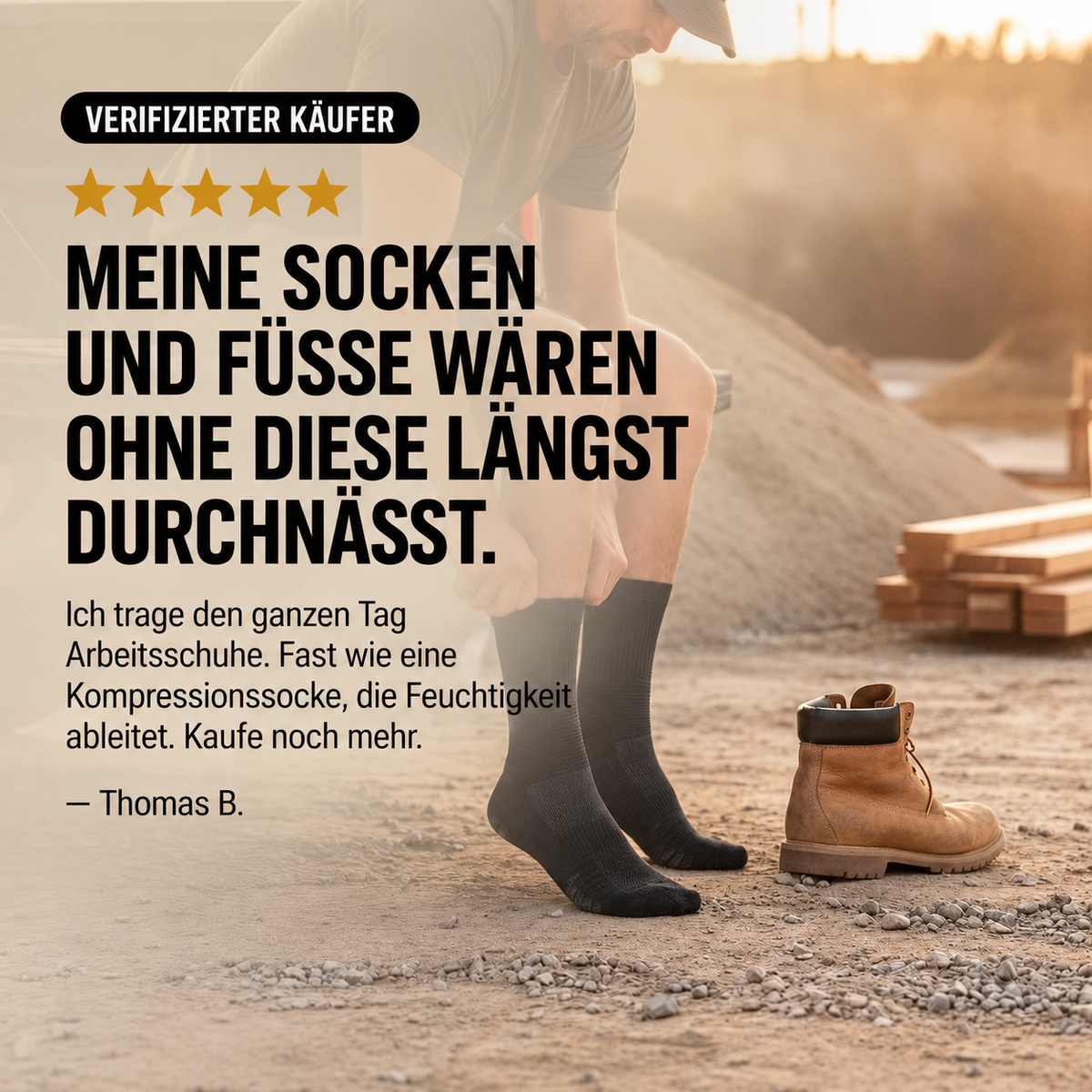 StandFest™ Arbeitssocken