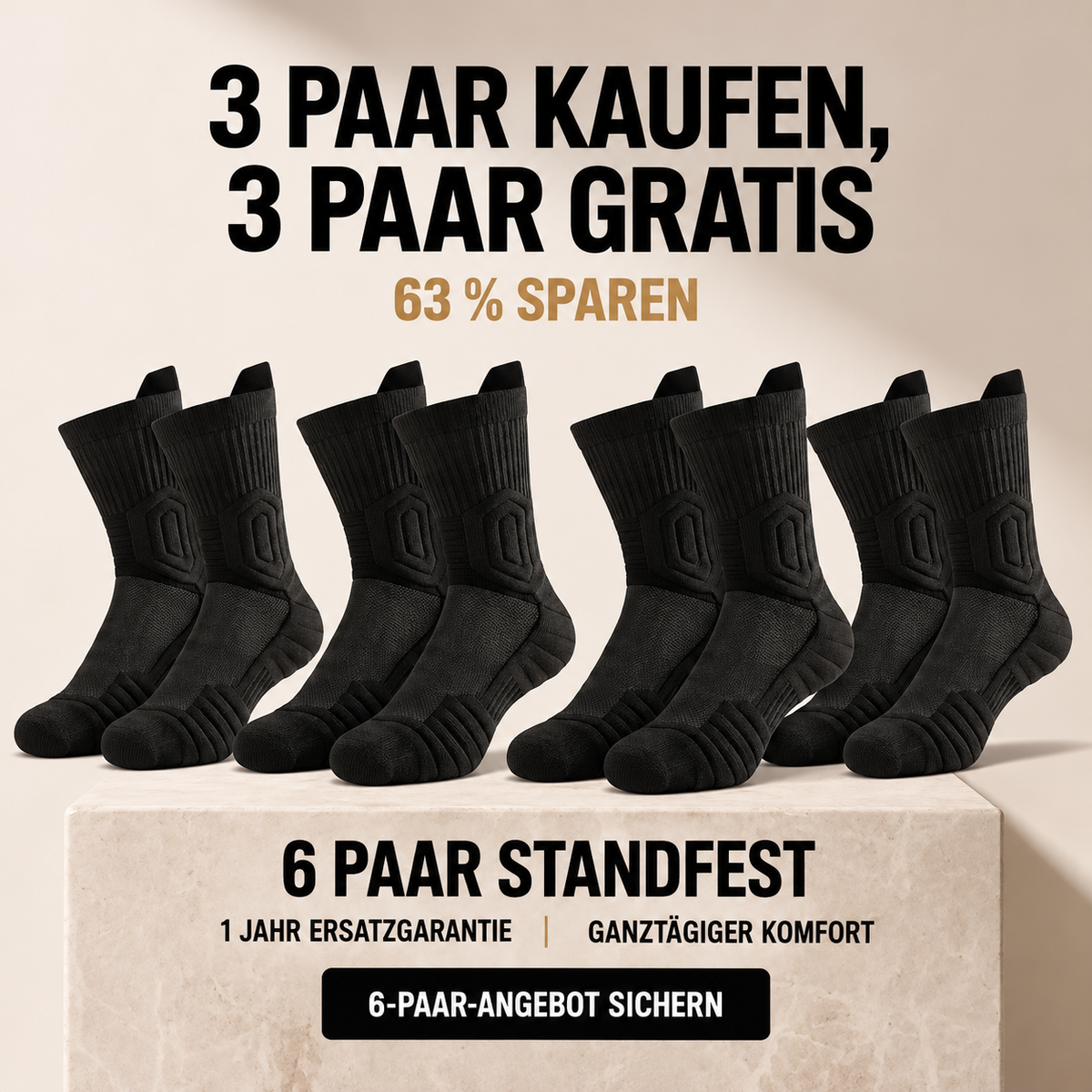 StandFest™ Arbeitssocken