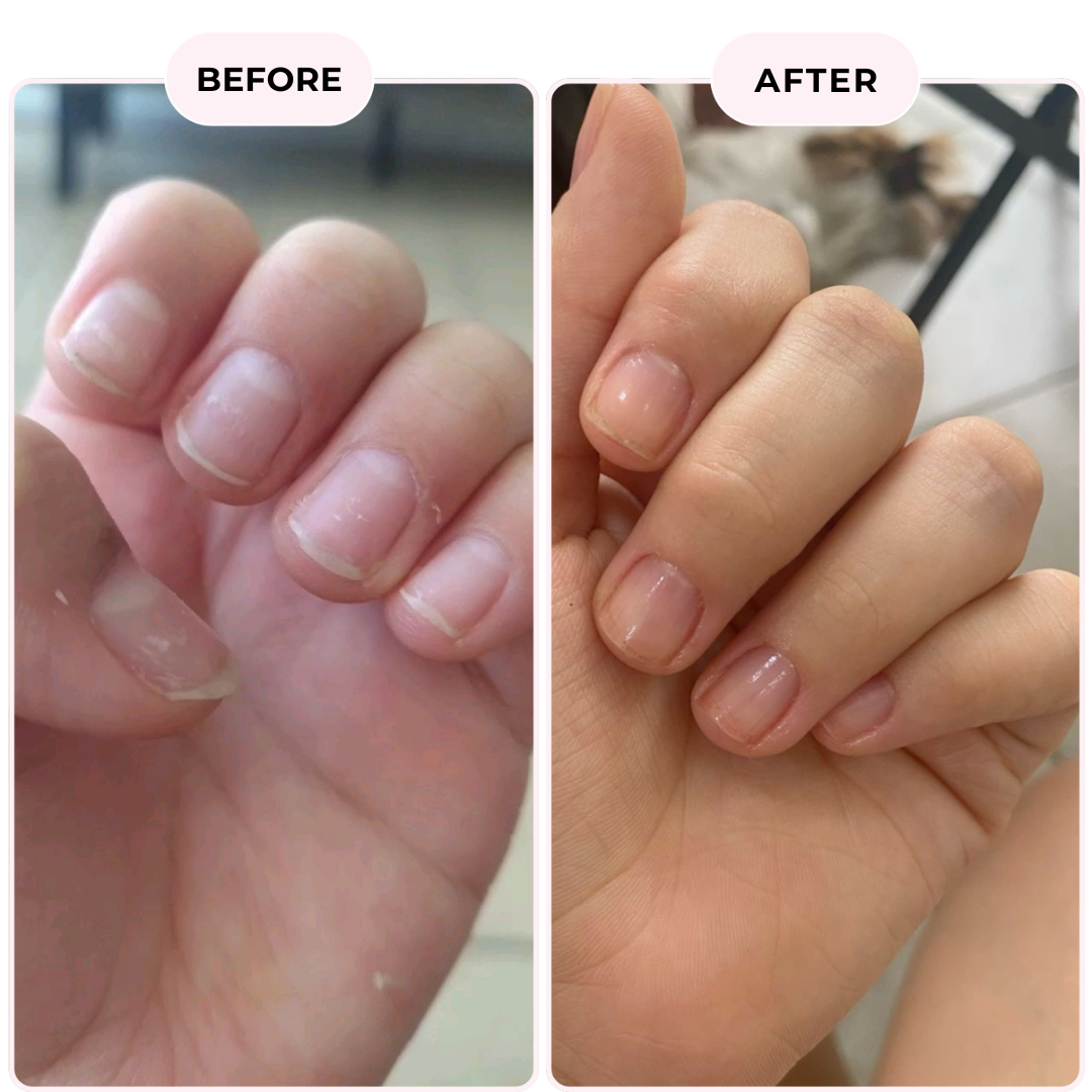 Natural mirror-like shine that lasts up to 7 days – no polish, no gel.
