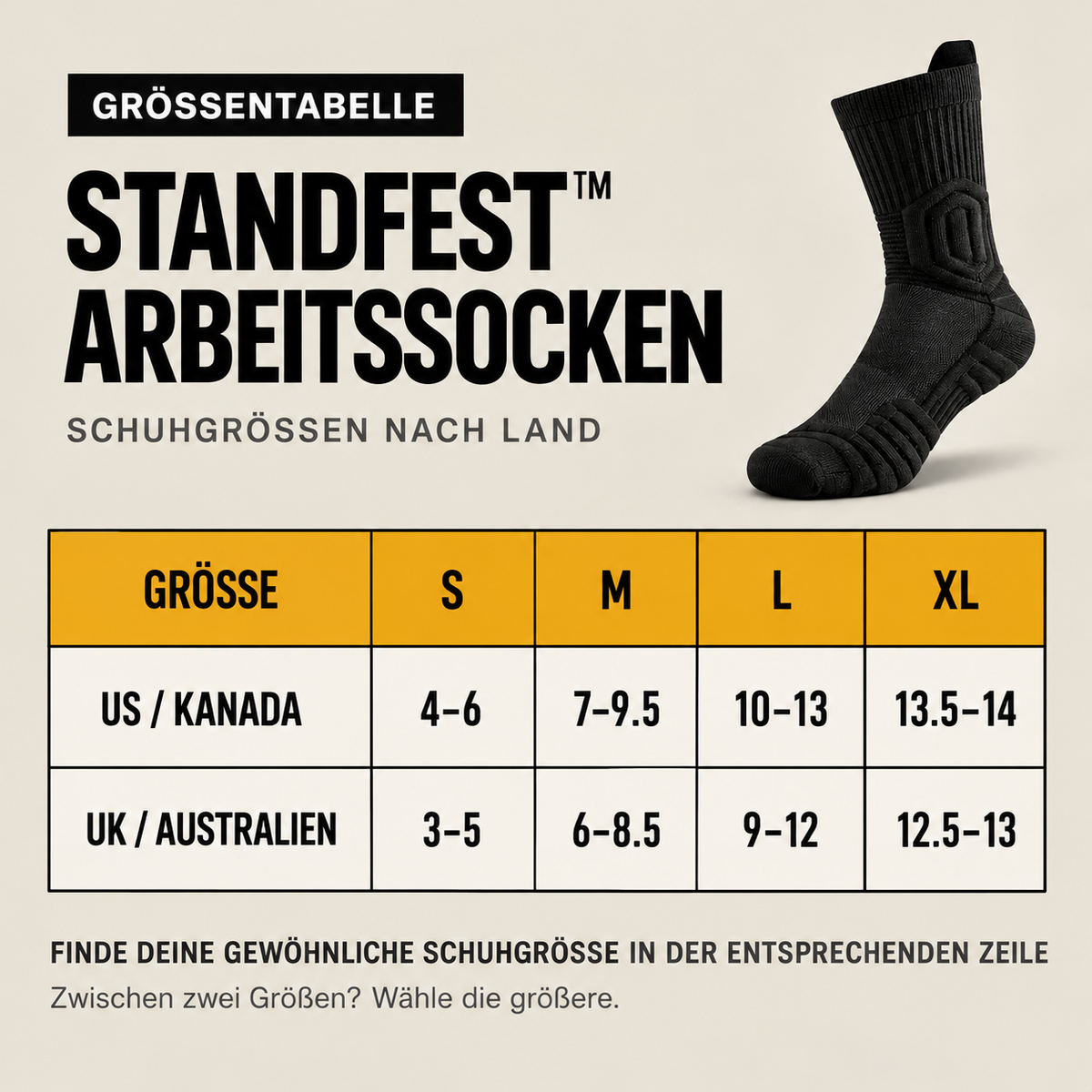 StandFest™ Arbeitssocken